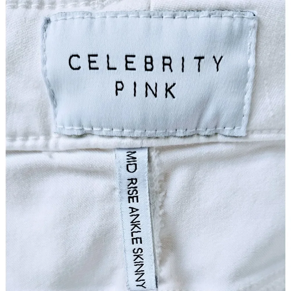 CELEBRITY PINK Plus Size 22  White   Skinny Jeans NWOT - Picture 4 of 13